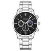 2021 Factory Bezpośredni handel zagraniczny biznes Mody Fashion Threeeye zegarki stalowe pasy swobodny kwarc na zewnątrz Watch Whole271s