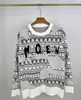 LOU Herren Damen Designer Pullover Voller Jacquard Pullover Herren Hoodie Langarm Aktives Sweatshirt Stickerei Wolle Strickwaren Unterwäsche Winterkleidung