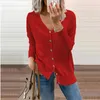 Women's Knits Woman Sweater Cardigan Autumn/winter Knit Solid Color Buttons Fashionable Woman's Clothing Drop Sale YDSAL65825