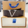 Mode classique hommes concepteur ceintures femmes hommes décontracté lettre boucle lisse ceinture de luxe 20 couleurs largeur 3.8 cm avec boîte 888