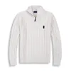 Moletons masculinos Ralph Sweater Polo Men Zip Half Knit Loose Horse Jackets Clothig Laurens Brand Vest