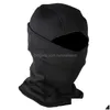 Bandanas hiver épais masque brossé protection tactique randonnée en plein air cyclisme chaud coupe-vent monotrou couvre-chef cam foulards drop del dhh2y