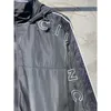 High version new thin letter embroidered windbreaker set jacket trendy unisex style