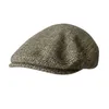 Berets Wool Flat Cap Herren Golf Cabbie Hat Gatsby Ivy Cap Irish Hunting Hat Sboy Driver Cabbies Beret BLM440 230922