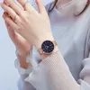 Zegarek Colev Kie Wysokiej jakości kobiety kwarcowe Watch Fashion Business Casual Round Romantic Starry Sky Lady Prezent dla dziewczynki żona