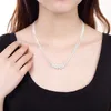 Kettingen Modemerken 925 Sterling Zilveren Kwastje Kralen Druif Ketting Voor Vrouw Luxe Bruiloft Sieraden Kerstcadeaus