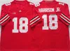 Maillots de football S-6XL College Ohio State Buckeyes Kyle McCord Justin Fields Chip Trayanum Marvin Harrison Jr. Cade Stover Steele Chambers Devin Brown Henderson