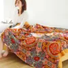 Decke Baumwolle Nordic Soft Throw Picknick für Betten Gaze Schlafzimmer Freizeit Tagesdecke Boho Dekor Sofa Handtuch im Freien HKD230922