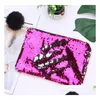 Opbergzakken 21cmx16cm pailletten zeemeermin glitter make-up mode handtas dame cosmetische tas avond clutch pouch sn2263 drop levering ho dh0g9