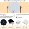 Duffel Bags 360° Rotatable Portátil Dobrável Lanterna Tenda Lâmpada Touch Night Light USB Recarregável LED Luzes de mesa sem fio