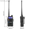 Talkie-walkie 2022 Baofeng UV-5R III Talkie-walkie double antenne tri-bande VHF 136-174Mhz/220-260Mhz UHF 400-520Mhz Scanner radio amateur UV5R UV 5R HKD230922