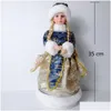 Juldekorationer 35 cm 50 cm Santa Claus Snow Maiden Candy Bucket Storage Bag Doll Dock Dekoration Figurer Gåvor År 2022 Ornament D DHP9Z