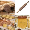 deegrollers gebak boards reliëf houten pin met patroon voor bakken noodle biscuit fondant cakedeeg patroon hout 210401 dro dhzv6