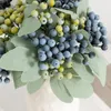 Decorative Flowers Simulation Small Berries Plant Home Wedding DIY Pography Props Blueberry Fruit Arrangement Accessories