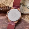 Wristwatches 2023 Unique Design 7 Colors Quartz Nature Wood Dial Arabic Numerals Leather Band Strap Cool Modern Men Women Gifts