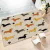 Tapijten Teckel Kleur Leuke Hond Kerstdecoratie Badkamer Mat Keuken Woonkamer Tapijt Tapijt Vloer Antislip Deur Home Decor