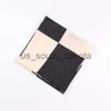 Bufandas Manual Laminado a mano Sarga Bufanda de seda Mujeres Patchwork Impresión a cuadros Moda Bufandas cuadradas Echarpes Foulards Femme Wrap Bandana Hijab 90 cm * 90 cm x0922