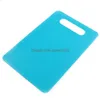 Chopping Blocks Nonslip Plastic Chop Board Food Cutting Block Mat Tool Kitchen Cook Supplies 20220901 E3 Drop Delivery Home Garden D Dhdtx