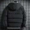 Mensjackor Autumnwinter Fashion Casual Pure Color Cotton Padded Jacket med fleece och tjock varm högkvalitativ kappa 230922