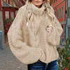 Kvinnors tröjor Vinter Autumn Solid Color Turtleneck Balloon långärmad tröja Pullover Jacket Gardigan Longue Pour Femme