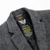 Herr ull blandar högkvalitativ blazer förlängt italiensk stil elegant mode enkel affär casual gentleman's monterade trenchrock 230921