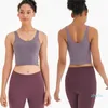 2023-vêtements de gymnastique femmes sous-vêtements Yoga sport soutien-gorge U dos musculation tout Match décontracté Push Up aligner réservoir culture hauts course Fitne