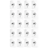 20 Pcs No Screw Sticker Wall Nail Stickers Adhesive Hooks Picture Hanging Rod Acrylic