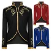 Herrenwesten Mittelalterliche Jacke Stickerei Mantel Viktorianische Jacken für Männer Vintage Kleidung Prinz König Halloween Cosplay Kostüm 230921