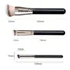 Makeup Brushes Tools 3st Contour Brush Foundation Concealer Angled Liquid Cream Seamless Cover Syntetisk Dark Circle Cosmetic 230922