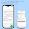 Принтеры C9 Портативный мини-термопринтер Беспроводной Bluetooth Po для Android Этикетка Memo Печать с неправильным вопросом L230921 L230923