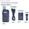 Walkie Talkie 2023 Rechargeable Long Range Two-Way Radios Walkie Talkies 2pcs Included with Earpiece Li-ion Battery and Charger P HKD230922