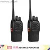 Walkie Talkie 2 stuks baofeng bf-888s walkie talkie draagbare radio 888s walkie-talkie 888 communicator portemonnee 10 km jacht intercom walk talk HKD230922