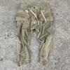 Męskie spodnie jesienne zimowe multi kieszenie