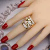 Wedding Rings Bride Talk Frosted Finger Ring Cross Line Cubic Zirconia Steel Emery Women Fashion Pretty Bridal Jewelry Accessories 230921