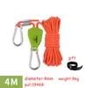 Outdoor Gadgets 1 2 4 PCS Tent Adjustable Rope Fastener Fixed Buckle Pulley Tensioner Ratchet Hangers Lights Lifting Camping Awning Wind 230922