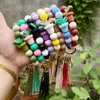 Manufacturer's direct sales of colorful vase beaded keychain