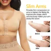Arm shaper övre för kvinnor kompression ärmar viktminskning hållning korrigerare toppformad post trimmer smalare 230921