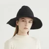 Halloween Witch Hat Men's Women's Wool Knitting Hat Pointy Big Brim Fisherman Hat Personality Holiday Festive Party Gifts