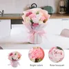 Fiori decorativi Fiore di sapone Simulazione Bouquet di rose Regalo Pacchetto di garofani Ragazza Bagno profumato floreale Set di oli essenziali Petali artificiali