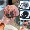 Casquettes de Baseball pour femmes, chapeau à paillettes papillon exquis, mode Hip Hop, confortable, respirant, résistant au soleil