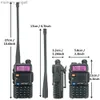 Walkie talkie baofeng uv-5r 8w walkie talkie radio hög effekt bärbar fm vhf uhf dualband tvåvägs radio amatörstationer sändtagare uv5r 5w hkd230922