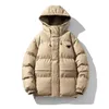 Erkekler Down Parkas Coats Parka Kadın Pamuk Ceket Kışlı Ceket Açık Moda Klasik Klasik Sıcak UNISEX TOPS Rüzgar Geçidi Soğuk Koruma Dış Giyim Çift Stil 3 Renk