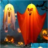 Party Decoration Halloween Ghost Festival Outdoor Scene Layout Props Horror Chandelier Led Flashing String 220928 Drop Delivery Home Dhptp