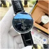 2023 Luxury Matic Mechanical Watch For Menpilot Iwcs Series Casual Fashion Men Premium Black Leather Strap
