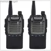 Walkie Talkie 2 unidades / lote Baofeng Radio UV-8D Walkie Talkie UHF Ham Radio Transceptor Baofeng UV8D 5Watt 16Canais FM Rádio bidirecional portátil HKD230922