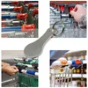 Hooks 2st Metal Shopping Cart Tokens Aluminium Alloy Key Ring Accessories Trolley KeyChain Token Multipurpose Decorative