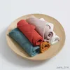 Couvertures emmaillotage bébé couverture coton bébé serviette écharpe nouveau-nés bain alimentation visage gant de toilette lingette 23x23 cm