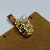 Cluster Rings Fashion Pearl Ring med 8mm runda hela kroppen S925 Silver K Gold Craft CCR12