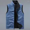 Canotte da uomo Gilet da caccia Multitasche da lavoro Abito estivo da uomo Abbigliamento UOMO Giacca senza maniche in rete militare tattica con zip