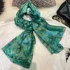 Bufandas 100% bufanda de seda de morera chal marca ciruela bossom diseño azul verde verano playa chales de seda bufandas otoño invierno cuello cabeza bufanda 230922